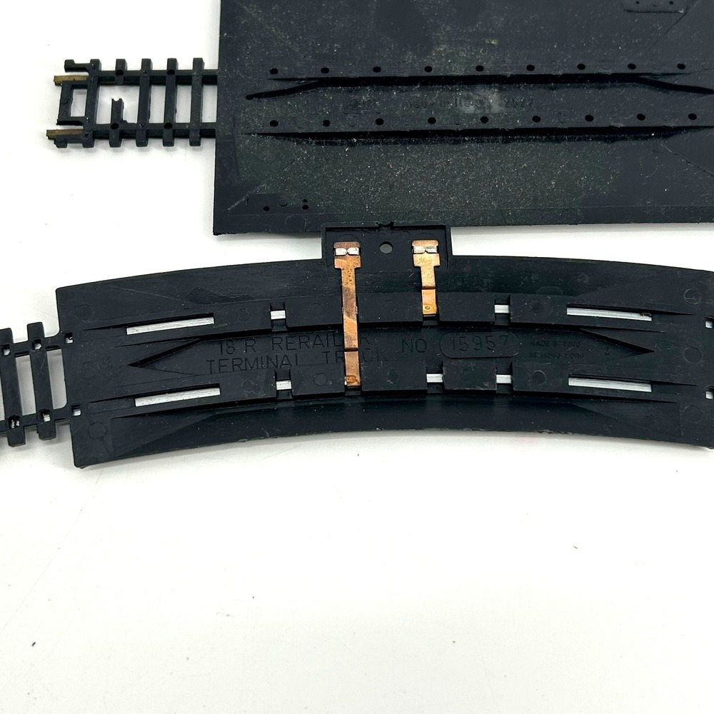 Vintage HO Scale Model Train Track Lot Brass Curves Straights Rerailer Terminal - Picture 4 of 7